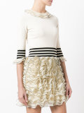 ruffled knitted top