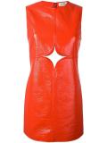 cut-off detailing dress