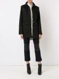 removable hood and sleeves coat