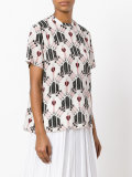 patterned blouse