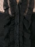 sheer frill shirt