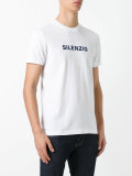 'Silenzio' print T-shirt