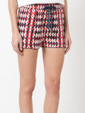 printed drawstring shorts 