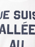 quote print T-shirt