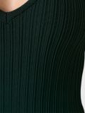 v-neck knit dress