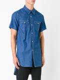 shortsleeved denim shirt 