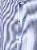 pinstriped button down shirt