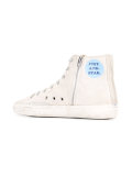 star patch distressed trainers