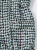 dual panel checked shorts