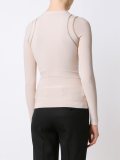 shoulders detailing longsleeved T-shirt