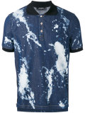 splatter polo shirt