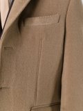 buttoned mid-length coat