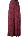 polka dot print palazzo pants