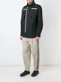 单排扣军风夹克