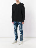 distressed sweatshirt