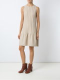 round neck knit dress