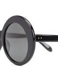 oversized round frame sunglasses