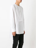 detailed placket shirt