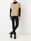 round neck knit blouse