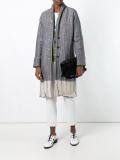 tie-dye herringbone coat 