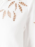 floral detail shift dress