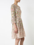 embroidered shift dress