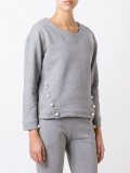 'pearl'纽扣套头衫