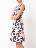 floral print flared dress