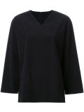 'Suedetee' V-neck pullover