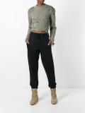 destroyed cropped jumper 