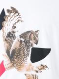 猫头鹰印花T恤