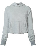 worn out effect hoodie