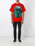 face print T-shirt
