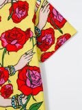 roses print T-shirt