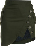 Utility mini skirt