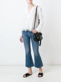 tasseled pleated blouse