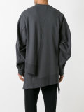 cut-out detail sweatshirt