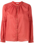 band collar shirt