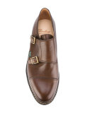 double-buckle monk shoes