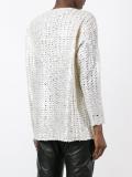 metallic effect jumper