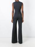 wide leg sleeveless jumpsuit
