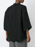 cowl neck wide fit T-shirt