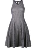 printed pleated dress
