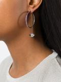 Saturnation hoop earrings