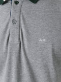 contrast polo shirt