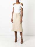 midi a-line skirt 