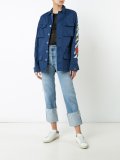 back print cargo jacket 