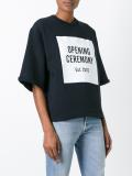 logo print T-shirt