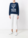 slogan sweatshirt 