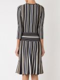 striped knit dress
